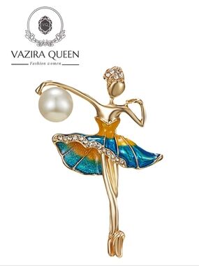 VQ Girl Brooch